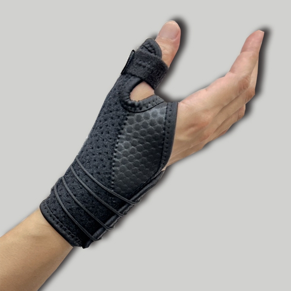 Thumb splint with strap